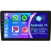 Faozhuo Android 15 Autoradio per Citroen C2 C3 2001-2010 con Carplay Android Auto, 9 pollici HD TouchScreen Schermo Navigatore con Bluetooth WiFi GPS RDS FM Schermo diviso(1+32GB 4Core)