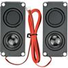 Tolaily 2 Altoparlanti Quadrati Compatti per Audio 45100, Ideale per Audio Domestico e Uso Portatile