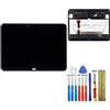 E-YIIVIIL Display LCD di ricambio compatibile con Samsung Galaxy Tab 4 10.1 SM-T530 SM-T531 SM-T533 SM-T535 LCD Touch Screen Display Assembly + cornice con strumenti (nero)