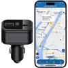 Winnes Tracker GPS Auto 4G GPS Localizzazione in Tempo Reale con Caricatore Auto Type-C/USB 2 in 1 Tracker Antifurto per Veicoli Autocarri Tramite SMS/APP/PC,APP GRATUITA