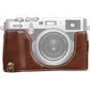 CWONCONGOIN Protezione Sostitutiva per Fotocamera Base a Mezza Custodia in Pelle PU da 1/4 di Pollice per for FUJIFILM X100V