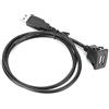 OUKENS Cavo adattatore per cruscotto, cavo di prolunga USB 2.0 Cavo di misurazione USB per auto Cavo di prolunga audio a porta singola per auto e moto
