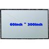 AYJYZHIAG Schermo for retroproiezione HD Speciale PVC morbido for qualsiasi proiettore Home Theater Tenda esterna Dimensioni complete 16:9/4:3 Opzionale(84 inch)