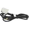 vhbw cavo adattatore audio AUX per autoradio (120 cm) compatibile con Citroen dall'anno di prod. 2009 DS4, DS3, C3 Picasso