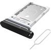 MMOBIEL Vassoio Porta Scheda Dual SIM Compatibile con Samsung Galaxy S25 / S25 Plus - Sostituzione Supporto Scheda Doppia SIM - incl. Estrattore e Anello di Gomma Impermeabile - Blueblack