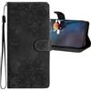 LEMAXELERS Custodia per Motorola G7 Power Portafoglio Cover Supporto con Slot per Schede a Libro Custodia [Kickstand] [Chiusura Magnetica] in Pelle PU Cover per Moto G7 Power XYYH Black.