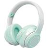 Goshyda Cuffie Bluetooth Sopra L'orecchio, Auricolare Leggero Pieghevole con Chip Bluetooth 5.1 con unità Dinamica Grande da 40 Mm per PC, Cellulare, Ufficio, ecc. (Verde)