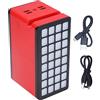 KHUKHU Power Bank solare da 100000 mAh, caricabatterie solare portatile for telefono, 4 porte USB in uscita e 2 porte in ingresso, 3 modalità di illuminazione, caricabatterie rapido wireless