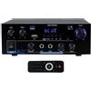 Fangxuee Amplificatore di Potenza Domestico AK55 900 W Max 2.0 Canali Bluetooth Audio HiFi AMP Karaoke Lettore Musicale Spina UE