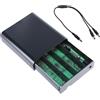 Oxxggkao Scatola di alimentazione USB 5V 9V 12V Uscita 3Pcs 18650 Batteria Powerbank Case per Router (batteria non inclusa) Powerbank Box