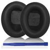 Umvowuxa Paraorecchie di ricambio compatibili con cuscinetti auricolari Bose QuietComfort Ultra per Bose Quietcomfort Ultra, realizzati in pelle proteica (PL/Nero)