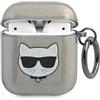CG MOBILE Karl Lagerfeld Kla2uchgk Airpods Preto/Preto Glitter Choupette
