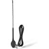 Eightwood FM/AM Antenna da tetto Antenna autoradio Antenna autoradio marina Cavo di prolunga da 2 m per auto Barca Camion Furgoni Caravan Camper Yacht Sintonizzatore radio