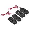 QUARKZMAN 2Pz 5 Watt 8 Ohm Doppio Mini Altoparlante Full-Range Mobile Portatile Piccoli Altoparlanti con Connettore Filo Terminale Interfaccia Separazione per Progetti Elettronici