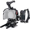 TILTAING TILTA Camera Full Cage compatibile con Sony a7 IV a1 S3 R4 73 R3 A9 con maniglia superiore NATO e maniglia di alimentazione lato sinistro, kit camera Cage Pro Video Movie Filmmaking Rig TA-T30-B-B