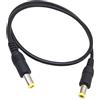 WKabnkn 18AWG Testa Diritta 5.5x2.5mm A 5.5x2.5mm Cavo di Alimentazione Maschio a Maschio DC5525 Adattatore Linea Cavo Per Luce LED Fan Router Adattatore di Alimentazione Linea