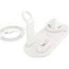 Generico Stazione di ricarica wireless 3 in 1 da 18W, ricarica rapida a 360 gradi per iPhone, Apple Watch, Samsung e altri smartphone
