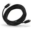 Sxhlseller Mini-DIN 8 Pin Maschio a DIN 8 Pin Maschio Cavo, Cavo Stereo Jack Maschio Stereo da 16,4 Piedi, Cavo Adattatore per Monitoraggio della Sicurezza, Automotive, Computer,