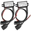 Aideepen Convertitore di Tensione DC-DC da 12V a 5V 3A 15W, Regolatore di Tensione Aideepen 8-20V Convertitore Step-Down, Convertitore Buck con Due Porte USB (2 pezzi Due porte USB)