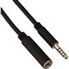 DELOCK CABLE DE EXTENSIÃ"N JACK 4.4 MM 5 PINES MACHO A HEMBRA 3M NEGRO