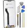 Double Sure LCD Screen for (154mm) Motorola Moto G7 Power XT1955 XT1955-4 Full Display Touch Digitizer Screen Replacement Black 6.2