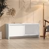 KTHLBRH Mobile Porta TV Bianco 90x35x40 cm in Legno Multistrato mobile tv soggiorno tavolo tv mobile salotto mobiletto tv, Adatto a soggiorno, camera da letto, ufficio