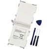 WXKJSHOP Batteria di ricambio compatibile con Samsung Galaxy Tab 4 10.1 SM -T530 T530NU SM-T535 EB-BT530FBC EB-BT530FBE EB-BT530FBU 3.8V