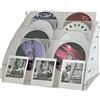 SUIOPPYUW Organizzatore per Rack di stoccaggio per CD Porta CD in Acrilico Trasparente con Display per Scatola per CD Organizzatore per smalti per Unghie Scatole per riporre Dvd Display per CD