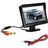 RANRAO Monitor a 4,3 pollici dell'automobile di TFT LCD, monitor di parcheggio per la macchina fotografica grande formato DVD