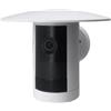 Manillefu Copertura parasole resistente ai raggi UV e alla pioggia per Ring Outdoor Cam Plus 2025 (bianco)