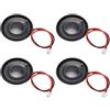 sourcing map 1W 8 Ohm DIY Altoparlante Magnetico 28mm Forma Rotonda Sostituzione Altoparlante con PH2.0/1.25mm-2P Terminale Linea per Elettronico 4pcs