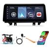 KUNFINE 10.25 Auto CarPlay Android Auto Navigatore stereo Per Bmw X1 2016-2018 EVO GPS Radio Display IPS Touchscreen Headunit Tablet Lettore multimediale