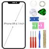 MovTEK Schermo in Vetro Anteriore di Ricambio +Oca Compatibile con iPhone XR con Kit Attrezzi (No Tattile e Display LCD) -6.1