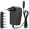 Wendry Adattatore Universale 3 V 4,5 V 5 V 6 V 7,5 V 9 V 12 V CA/CC, Alimentatore a commutazione con 6 Punte Adattatore selezionabili, Alimentatore per Elettronica Domestica Telefoni, CD, Computer