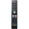 Cortnn Telecomando per Smart TV LCD HDTV Android NEUFUNK NK43G6SGFHD NK50G6SGUHD Nikkei NI32HG7NA9 NI40FG7NA9