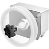 Fangxuee Lavatrice per Dischi in Vinile A Ultrasuoni da 6 Litri con Staffa, Pulitore Rotante per Dischi LP EP da 7-12 Pollici, 1 RPM/MIN