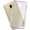 mtb more energy® Custodia Crystal Armor per Samsung Galaxy J4 2018 (SM-J400, 5.5'') - Hard PC Back & Soft Silikon Bumper - Angoli rinforzati - Trasparente - TPU PC Case Cover