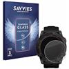 savvies Vetro Temperato per Garmin Fenix 7X | (51 mm) 3 Pezzi Chiara Protezione Schermo Made in Germany Glass Durezza 9H Anti-Graffio