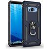 SORAKA Cover per Samsung Galaxy S8 con anello rotante a 360 gradi,Cover rigida PC Custodia morbida in silicone con piastra metallica per supporto magnetico per auto