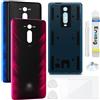 Enkeig Vetro Posteriore per Xiaomi Mi 9T/9T Pro, Rosso