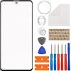 Duotipa Riparazione vetro frontale in vetro compatibile con Samsung Galaxy A71 SM-A715F/DS SM-A715F/DSN 6.7 pollici + strumenti (senza display e touch Digitizer), con adesivo OCA