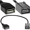 Adapter Universe Cavo adattatore USB AUX per musica da auto adatto per Honda Civic Jazz Fit CR-V Accord CR-Z