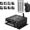 NKTECH DC 12V 3A Power Supply Kinter TA-2024 USB/MP3 AUX Hi-Fi Audio Altoparlante Car Bluetooth Class-D Audio stereo Amplificatore 2x 20W Player con Remote Controller