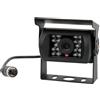 Rugnipw Telecamera Posteriore Auto Telecamera Retromarcia Per Veicoli Con 18 LED A Infrarossi HD Per Visione Posteriore Universale 12V-24V Per Camion