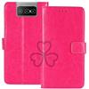 TienJueShi Rosa Premium Retro Stand Portafoglio TPU Silicone Caso per ASUS Zenfone 7 PRO ZS671KS 6.67 inch in Pelle Case Copertina Custodia Protettiva Cover