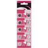 DLUKENY Confezione da 10/20 batterie alcaline a bottone AG8 LR1120 AG8 LR1120 per orologi calcolatrici piccolo dispositivo elettronico ad alta capacità
