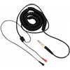 Vvikizy Cavo a Spirale di Ricambio per Cuffie HD25 hd25 accesorios 2M, Nero, Spina da 3,5mm hd 25 coil cord Câbles et rallonges