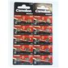 Camelion 20 celle a bottone AG7 LR57 195 395 GP91A SR927W CAMELION