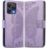 MOJIA Cover in Pelle per Cubot A40, Custodia Premium a Portafoglio con Interno Case in TPU e Porta Carte [Cinturino da Polso in Regalo]. Lavender