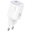 USAMS Caricabatterie compatto e veloce*gan* USB-c 20w Pd E Pps Bianco